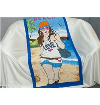 Полотенца пляжные махровы Tango хлопок 75х150 арт. plt043-3