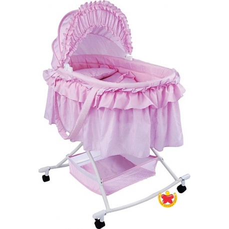 Колыбелька Lider Kids Люкс BC-110В, розовый