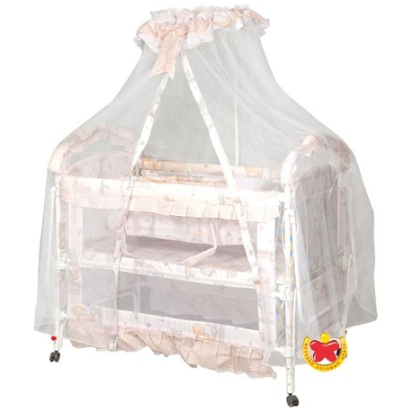 Кроватка Lider Kids ВС-330, беж+клетка
