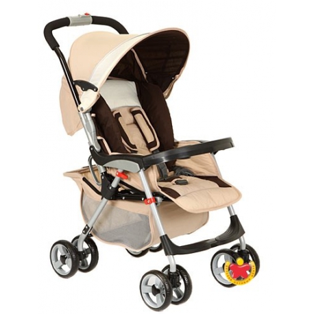 Коляска прогулочная Lider kids (ЭФ) Е-301, бежевый