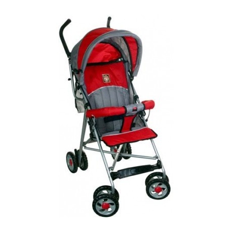 Коляска-трость Lider Kids (НС) N1108E, серый+красный