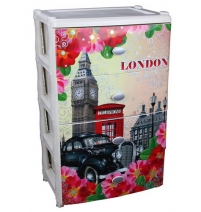 Комод Альтернатива широкий 4 секции Биг-Бен арт. М5693