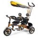 Велосипед трехколесный для двух детей Small Rider Platinum Alt