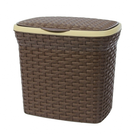 Контейнер для стирального порошка 10 л Ротанг арт. 2111 Коричневый