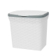 Контейнер для стирального порошка 10 л Ротанг арт. 2111 Белый