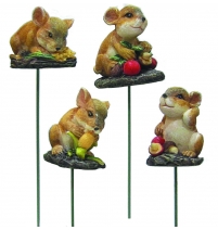 Штекер полистоун, Мышка, 5х3.3х25см GREEN APPLE GA200-08 арт. Б0008242