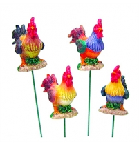 Штекер полистоун, Петух, 6х3.5х25см GREEN APPLE GA200-01 арт. Б0008235