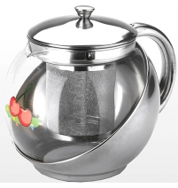 Заварник SK 0,9 л металлический (х24) арт. 2026