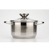 Кастрюля (1,7л) MB (16см), металлический ручки стеклянная крышка (х6) арт. 4556