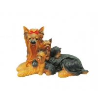 Собака Йорк со щенками АФ0123 арт. 0012
