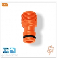 Переходник на трубу с внешней резьбой 1/2", блистер Sayim арт. ТУР-5312