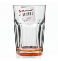 Стакан "Энжой Оранж" 355 мл (дно оранжевое) арт. 52708SLBD7 