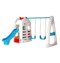 Игровая площадка Lerado "Башня с качелями" арт. L602+603S Цв. Бежевый