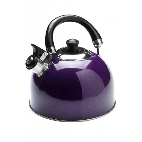 Чайник металлический ФИОЛЕТОВЫЙ 2,7 л., свисток МВ арт. 23595-2