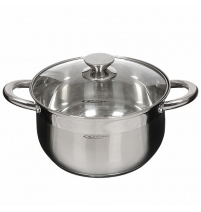 Кастрюля 6 л. ДИАНА D24 стеклянная крышка KT01-D-52 КАТУНЬ арт. 001390