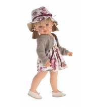 Кукла Juan Antonio Munecas Белла в шляпке, блондинка, 45 см арт. 2808P