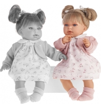 Кукла Juan Antonio Munecas Лорена в розовом, озвучена, 37см арт. 1558P