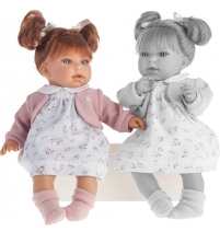 Кукла Juan Antonio Munecas Лорена в белом, озвучена, 37см арт. 1558W