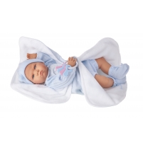 Кукла Juan Antonio Munecas Берта в голубом, озвучена, 52см арт. 1950B