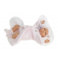 Кукла Juan Antonio Munecas Берта в розовом, озвучена, 52см арт. 1950P