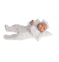 Кукла Juan Antonio Munecas Бертина в голубом, озвучена, 52см арт. 1951B