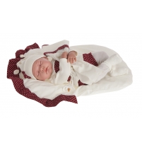 Кукла Juan Antonio Munecas Рамона в гранатовом, озвучена, 40 см арт. 3363R