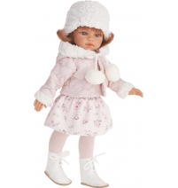 Кукла Juan Antonio Munecas Эльвира зимний образ, рыжая, 33см арт. 2586W