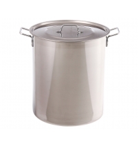 Котел 50л ОБЩЕПИТ (d40 h44 см) сварной, клепаные ручки КАТУНЬ арт. КТ-ОБ-52