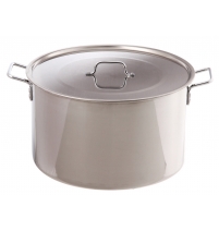 Котел 24л ОБЩЕПИТ (d35 h28 см) сварной, клепаные ручки КАТУНЬ арт. 182411/КТ-ОБ-24В