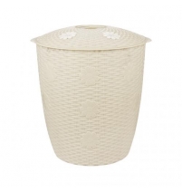 Корзина для белья круглая Плетенка 45л, Арт. М2248