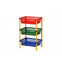 Полка для игрушек на колесах арт.М 2728