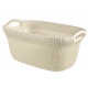 Корзина для белья плетеная KNIT. Цвет белый Х64