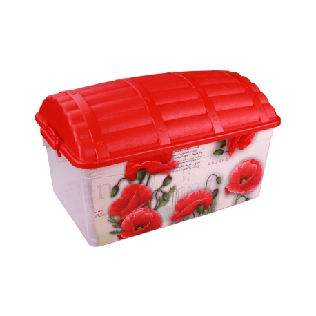 Контейнер "Сундук" Маки 40л. арт. М4252