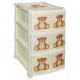 Комод 3 секции Мишки 39х47х75см. арт. 0351/74