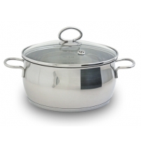 Кастрюля "Комфорт" с крышкой 4,0л капсулированное дно 0,6мм, глянец  арт. TAG-22