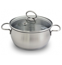 Кастрюля "Комфорт" с крышкой 6,0л капсулированное дно 0,6мм, матовая арт. TAM-24