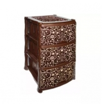 Комод 3 секции Элегант темный 39х47х75см арт. 0351/72