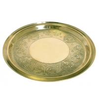 Поднос латунный d 18 см арт. ПЛ-018