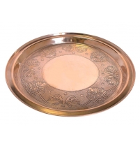 Поднос медный "Орнамент" d 18 см арт. П-018
