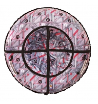 Тюбинг-ватрушка RT Clio серый, диаметр 87см