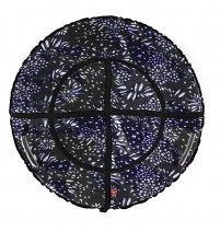 Санки надувные Тюбинг RT АСТРЫ темно-синие, диаметр 87см