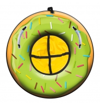 Санки надувные Тюбинг RT Пончик мятный, диаметр 118 см