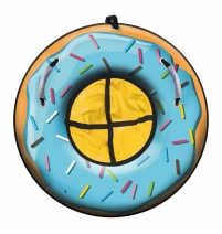 Санки надувные Тюбинг RT Пончик голубой, диаметр 87 см