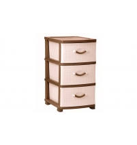 Пластиковый комод Классик 3 ящика арт.М 2783