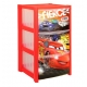 Детский комод для игрушек Тачки Молния McQueen 3 секции арт.М 2791-Д