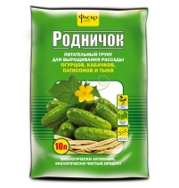 Грунт "Родничок" 10л для огурцов, патисонов и тыкв арт. Of000020941/71637