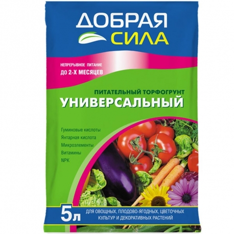 Грунт универсальный "Добрая сила" 5л. арт. DS-29-01-007-1