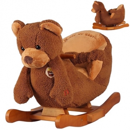 Лошадка-качалка Lider Kids Мишка с креслицем JR2522A