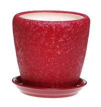 Горшок керамический Грация 30л Бордо