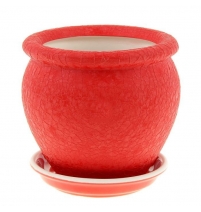 Горшок Вьетнам 3 шелк красный
